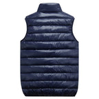 Chaleco acolchado para hombre con cremallera – Ligero, cálido y casual