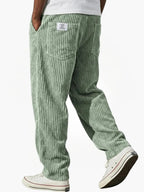 Pantaloni Uomo in Velluto a Coste con Coulisse