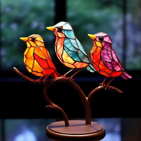 Elegante fuglefigurer