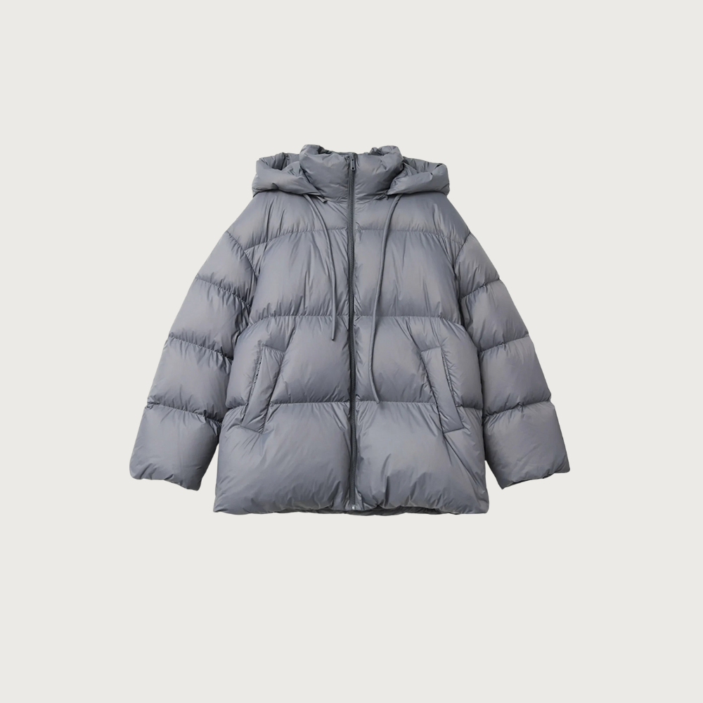 Piumino Donna Oversize con Cappuccio