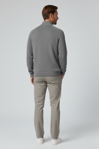 ANFINITE - Herre Half-Zip Striktrøje med Høj Krave