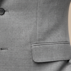 Blazer de hombre de corte entallado con un botón de estilo sartorial