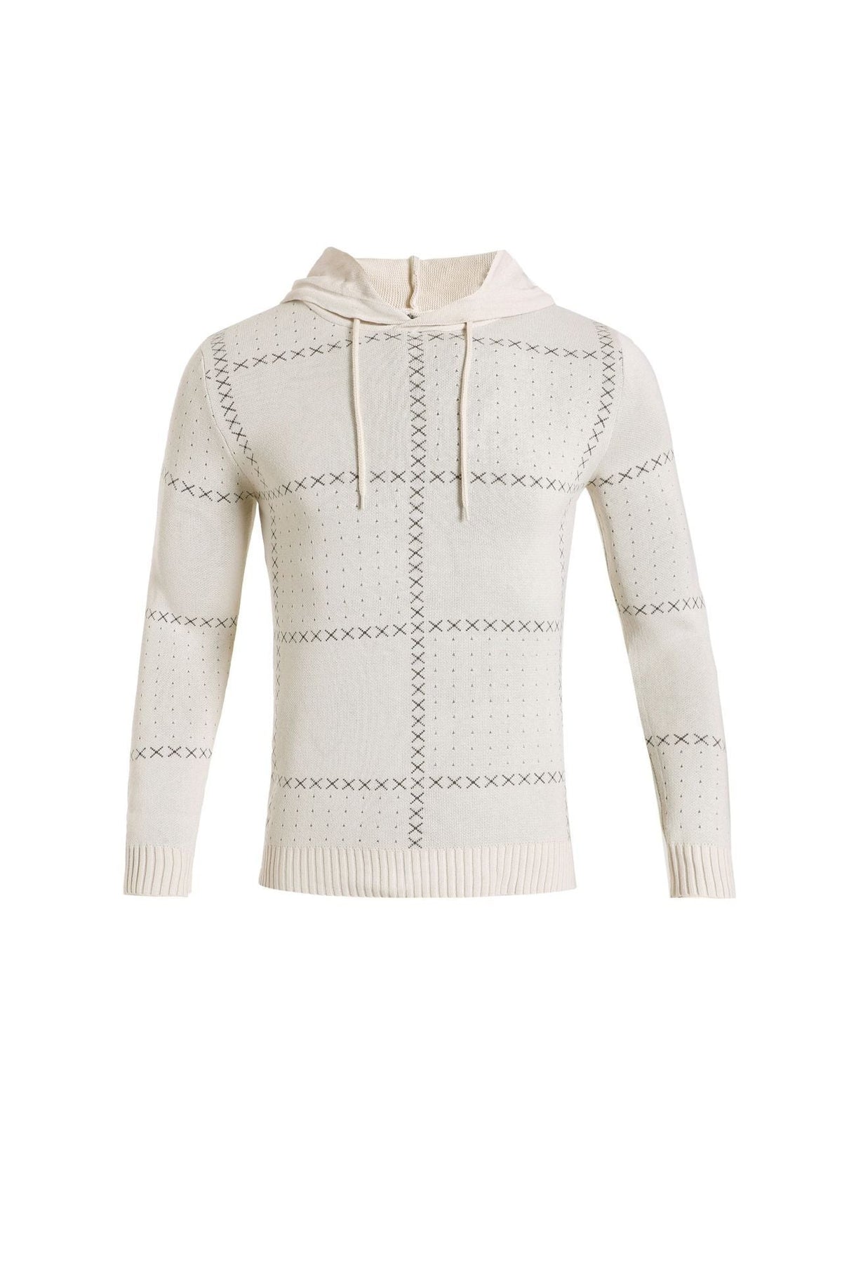 Cardigan Uomo Testurizzato con Zip Integrale e Collo Alto