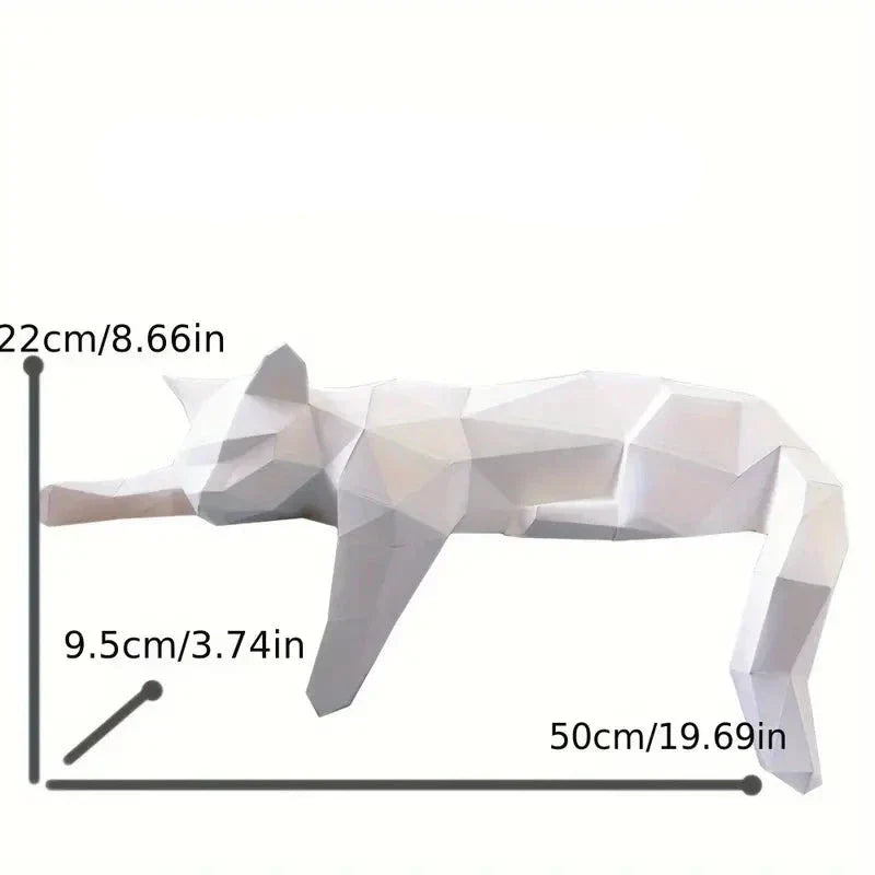 Statua Decorativa Moderna a Forma di Gatto ANFINITE Luna