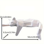 Statua Decorativa Moderna a Forma di Gatto ANFINITE Luna