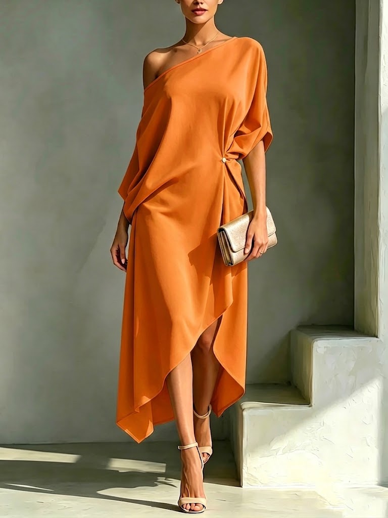 Abito Elegante Asimmetrico ANFINITE Giulia
