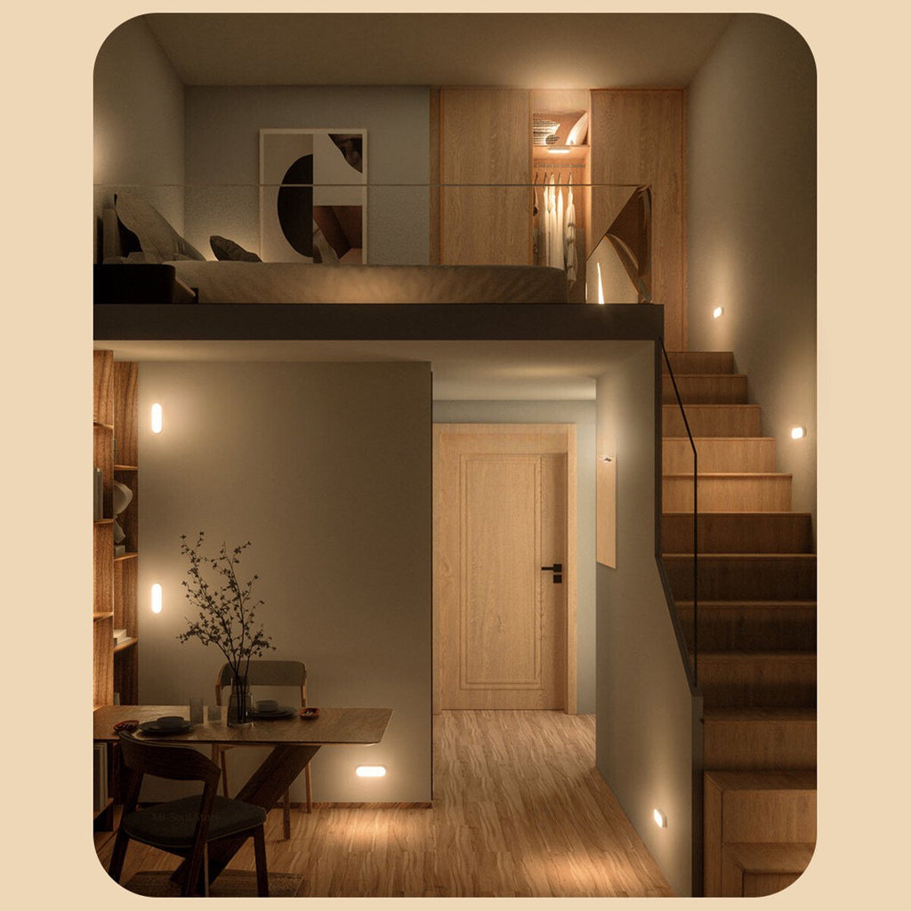 BrightSense Lampada da Parete USB Ricaricabile con Sensore di Movimento