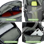 OutdoorHaven 75L Zaino da Trekking Impermeabile Multifunzionale