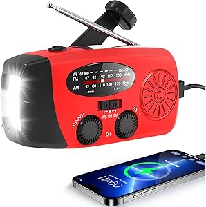 Radio di Emergenza – Radio, Powerbank & Torcia | Dispositivo Multifunzionale per Situazioni di Emergenza