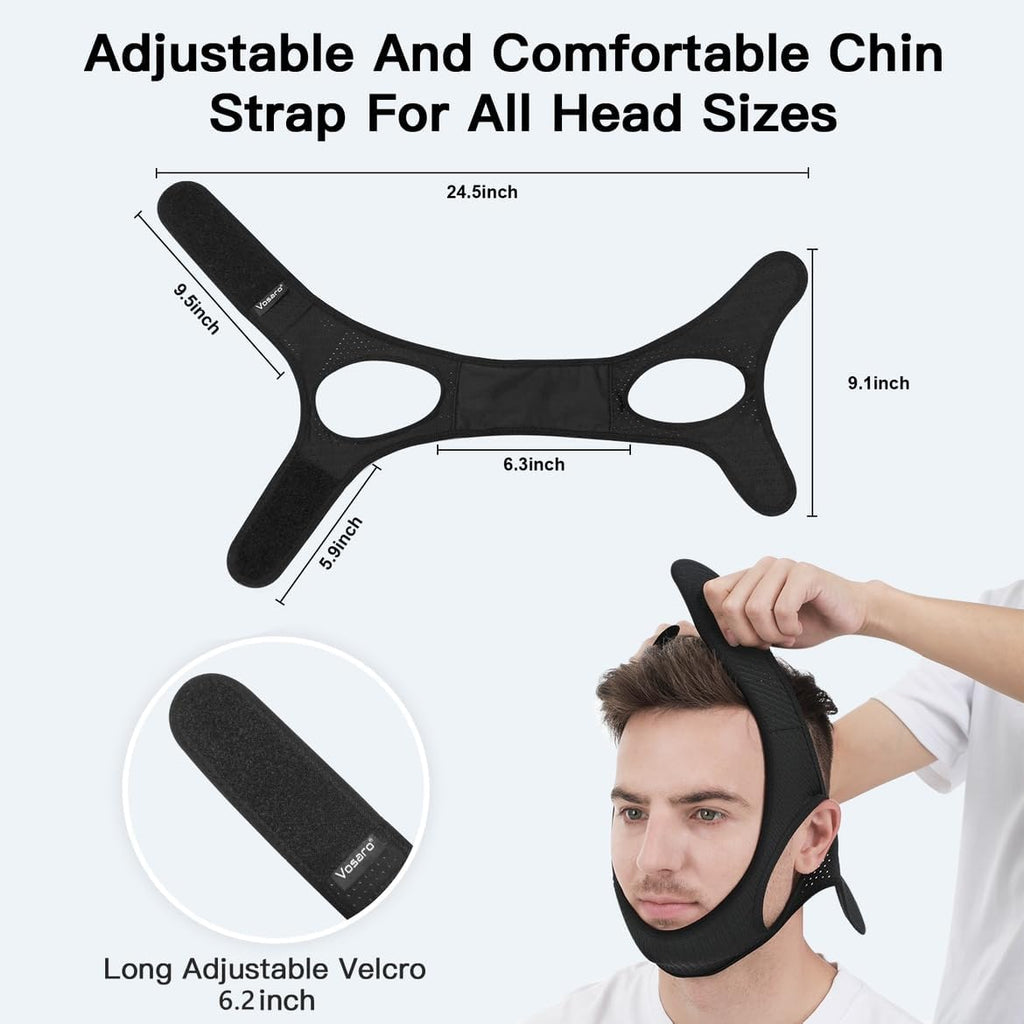 DreamQuiet Anti-Snorke Fascia | Supporto Confortevole per un Sonno Più Tranquillo