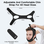 DreamQuiet Anti-Snorke Fascia | Supporto Confortevole per un Sonno Più Tranquillo