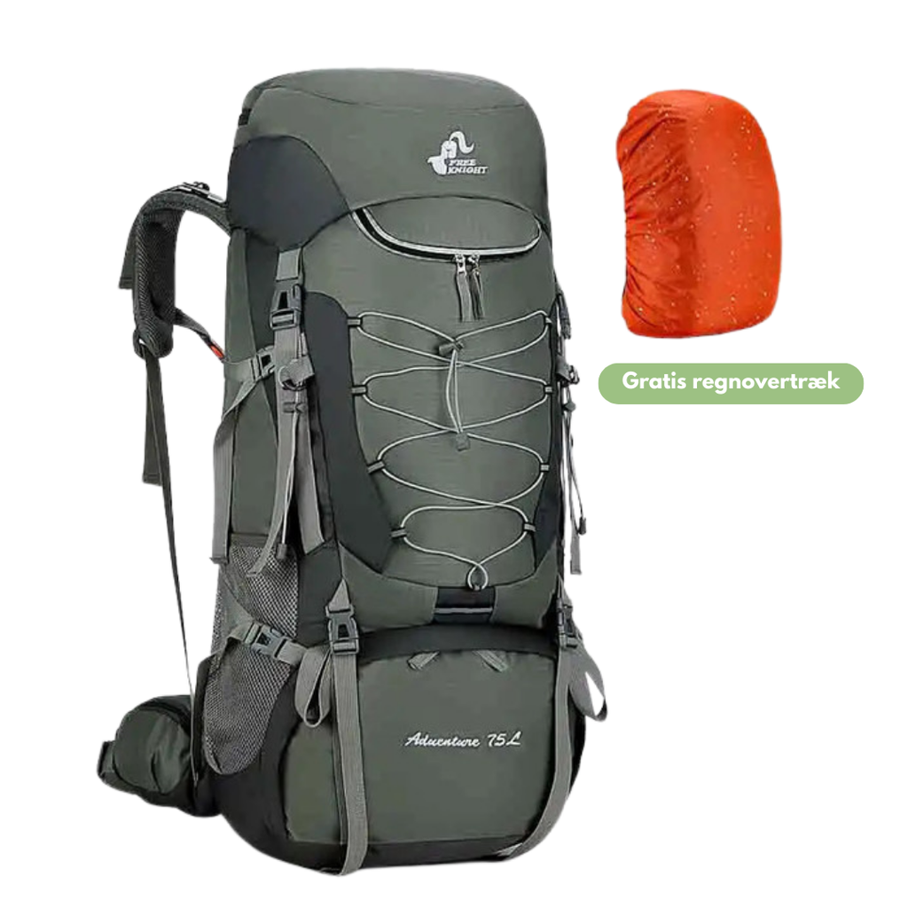 OutdoorHaven 75L Zaino da Trekking Impermeabile Multifunzionale