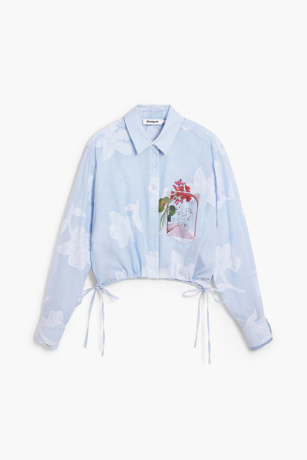 Camicia Donna Desigual a Righe in Cotone