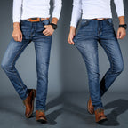 Miesten joustavat slim fit -farkut
