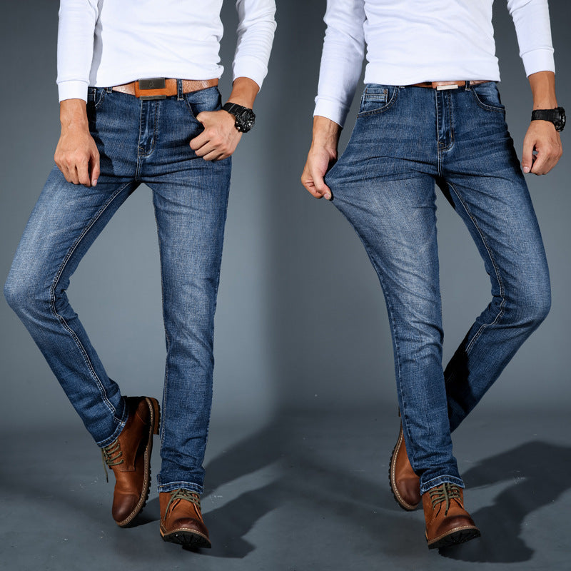 Miesten joustavat slim fit -farkut