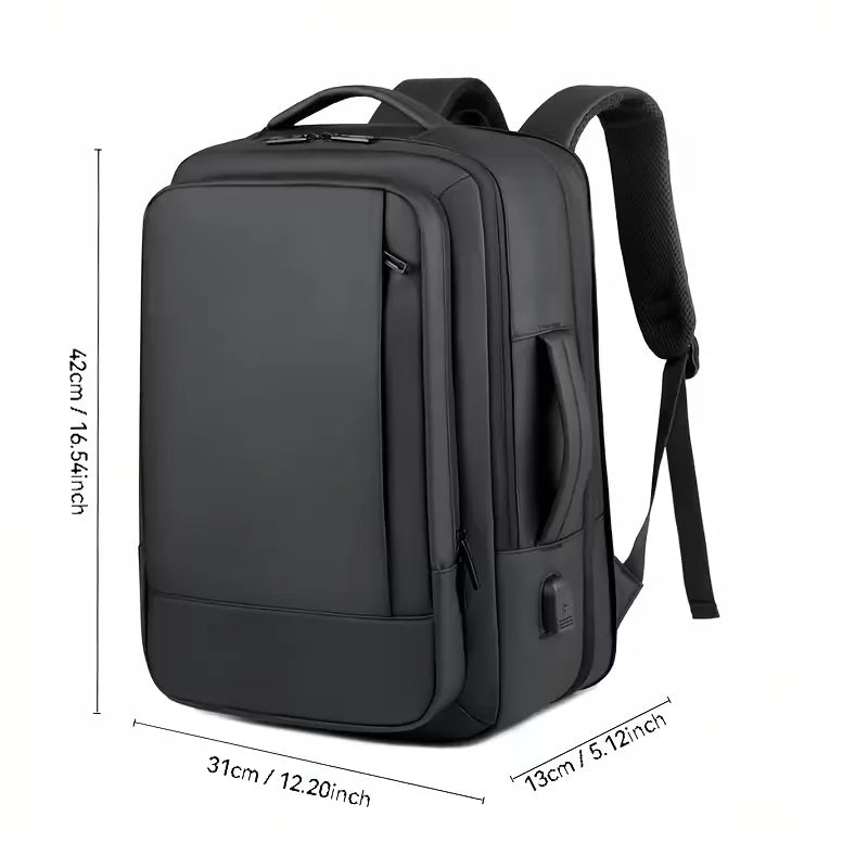 Zaino Uomo Multi-Scomparto con Porta USB