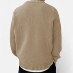 Pullover Uomo Tinta Unita con Girocollo Classico