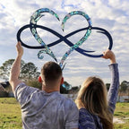 Jern Vægkunst med Uendeligt Hjerte - InfiniteHeart