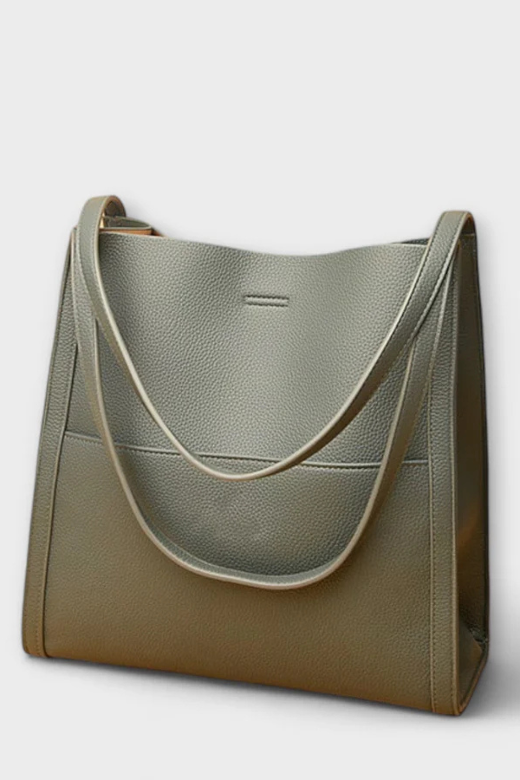 Borsa Tote Strutturata con Tasca Frontale e Finitura Testurizzata