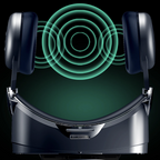 Intelligent VR-headset med indbyggede høretelefoner – Justerbare linser, bredt synsfelt & universel telefonkompatibilitet | Immersiv 3D-oplevelse til iPhone og Android