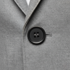 Blazer de hombre de corte entallado con un botón de estilo sartorial