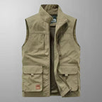 Chaleco cargo outdoor de hombre con múltiples bolsillos