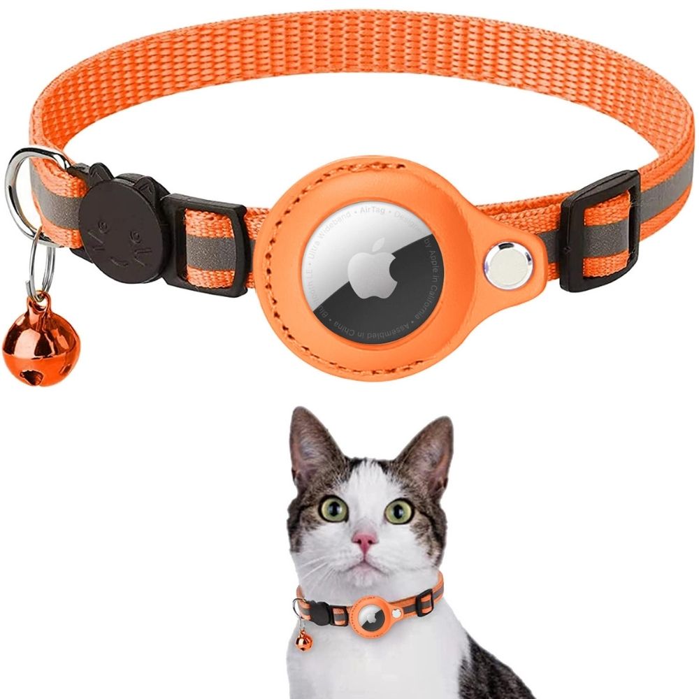 Collare GPS per Gatti – Design Riflettente con Rilascio Rapido per una Sorveglianza Sicura