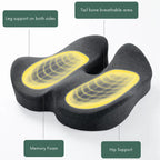 ANFINITE SeatRelief Memory Foam Cuscino per il Sostegno del Coccige