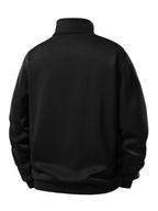 Sweat-shirt chaud pour homme avec col montant et intérieur en polaire – doux et confortable pour l’automne et l’hiver