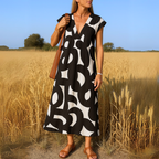Abito Estivo V-Scollo Silhouette Flattering