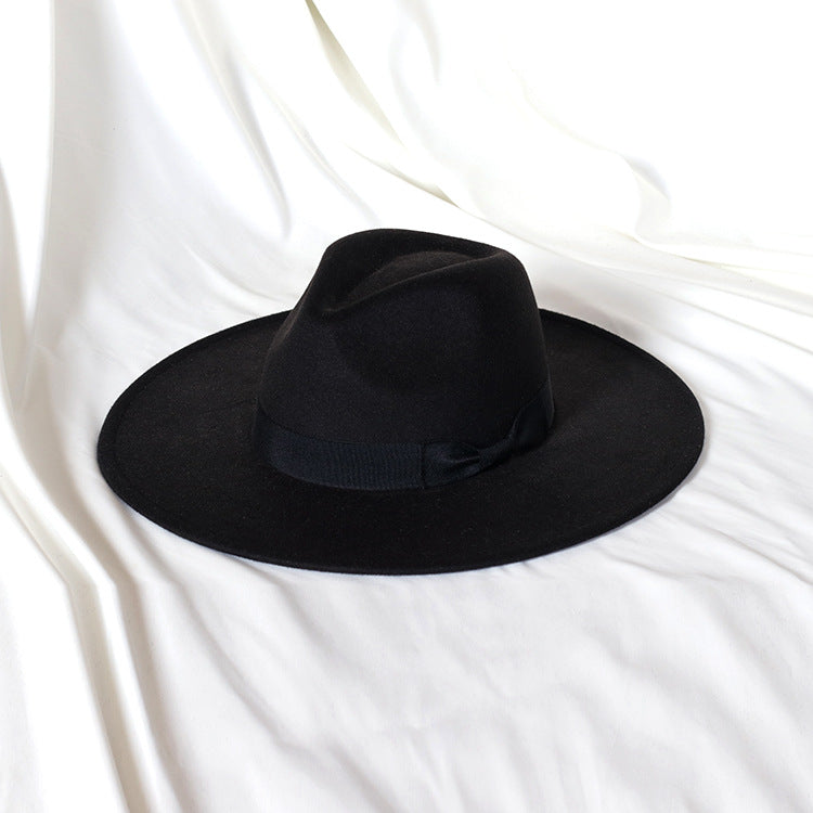 Cappello Fedora in Feltro con Fascia Decorativa