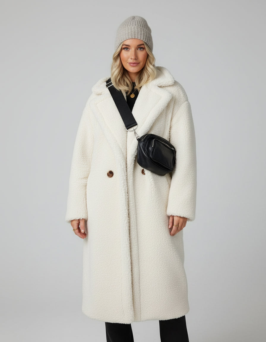 ANFINITE – Oversized Plysjakke til Kvinder