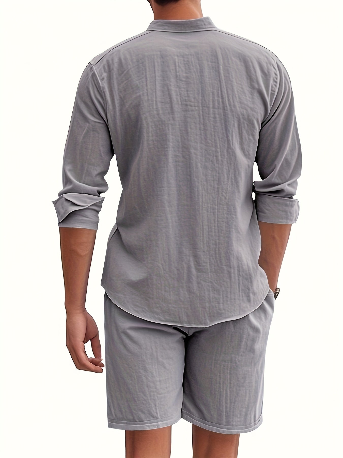 Completo Traspirante in Lino da Uomo – Eleganza Casual per l'Estate