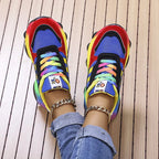 Sneakers Donna con Stampa e Suola Ammortizzata – Comfort e Supporto per Ogni Giorno