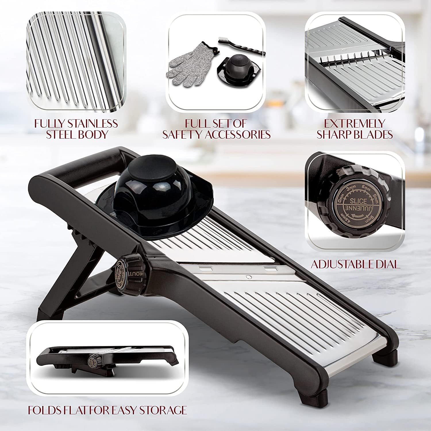 High-Quality Madskærer with Cut-Resistant Gloves