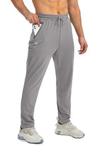 Pantalon de jogging de sport pour homme – Léger, extensible et avec poches zippées
