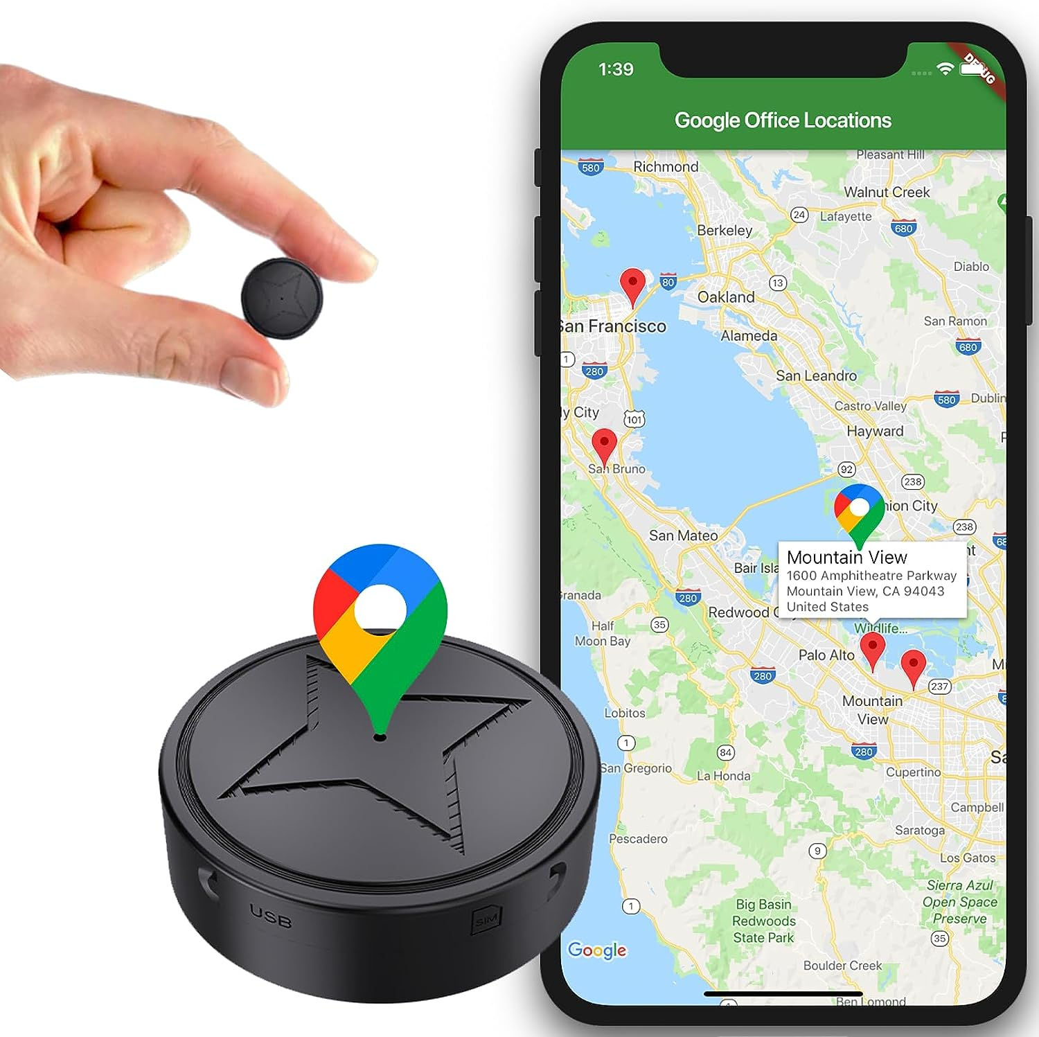 Højtydende Magnetisk GPS-Tracker | Live Sporing & Cloud-Audio Streaming