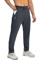 Pantalon de jogging de sport pour homme – Léger, extensible et avec poches zippées