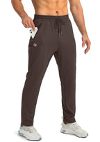 Pantalon de jogging de sport pour homme – Léger, extensible et avec poches zippées