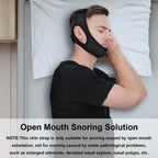 DreamQuiet Anti-Snorke Fascia | Supporto Confortevole per un Sonno Più Tranquillo