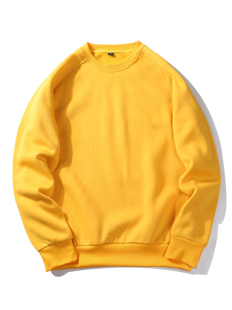 Sudadera básica para hombre con cuello redondo y mangas raglán - Corte cómodo y estilo informal