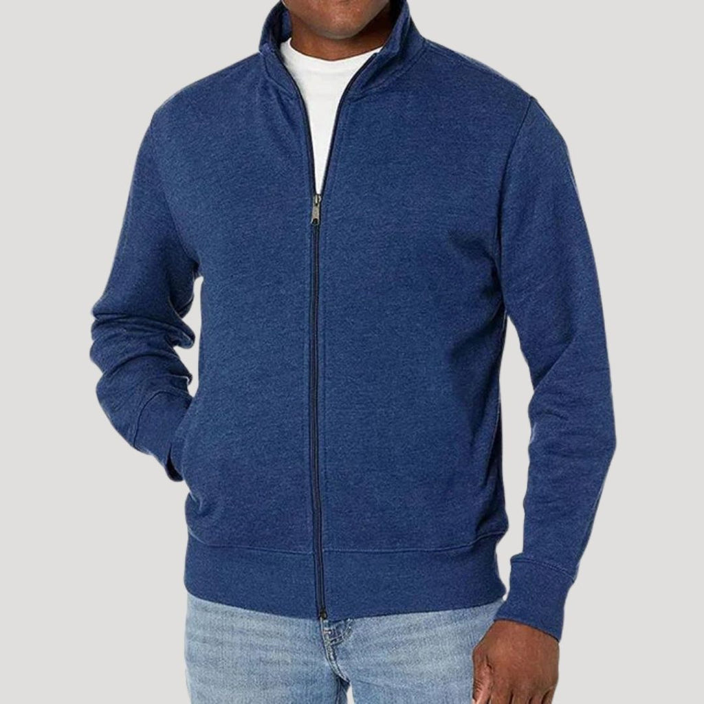 Chaqueta ligera de primavera para hombre con cremallera – informal y versátil para todos los días