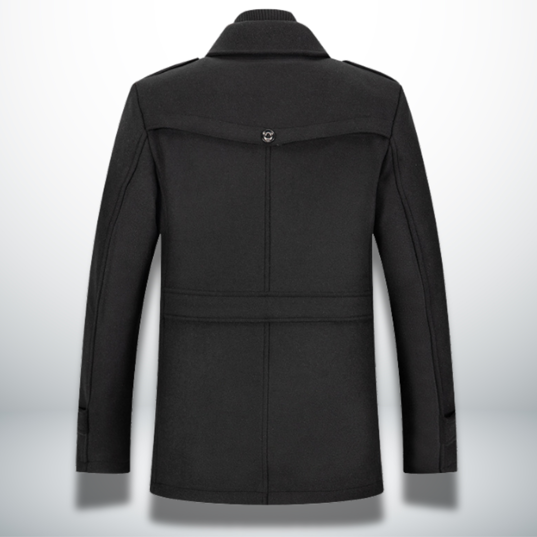 Cappotto Uomo Elegante con Bottoni