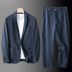 Completo Elegante in Lino da Uomo – Lusso Leggero e Stile Senza Tempo