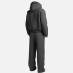Conjunto oversize de dos piezas para hombre con sudadera con capucha y pantalones jogger - conjunto casual de estilo urbano