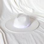 Cappello Fedora in Feltro con Fascia Decorativa