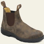 Bottines Chelsea pour homme imperméables en similicuir avec semelle robuste