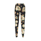 Leggings Donna Cavalli Class Neri con Logo