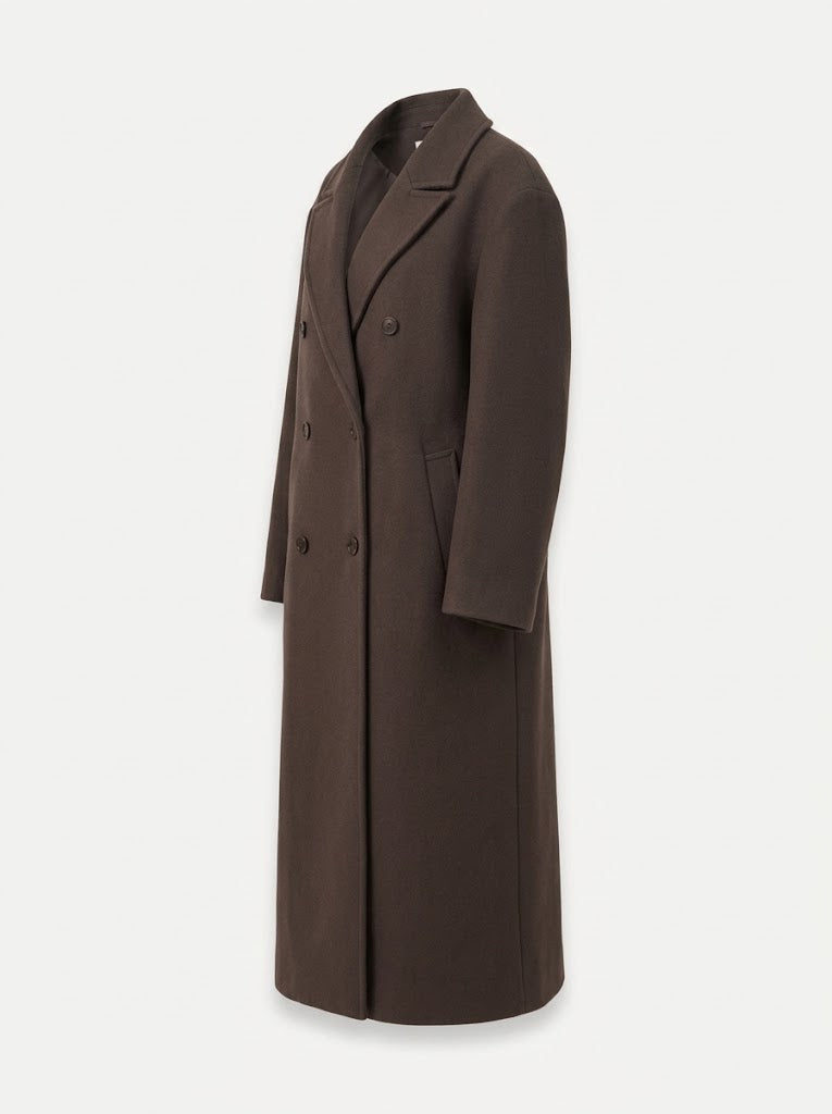 Cappotto Lungo Donna Oversize Doppiopetto