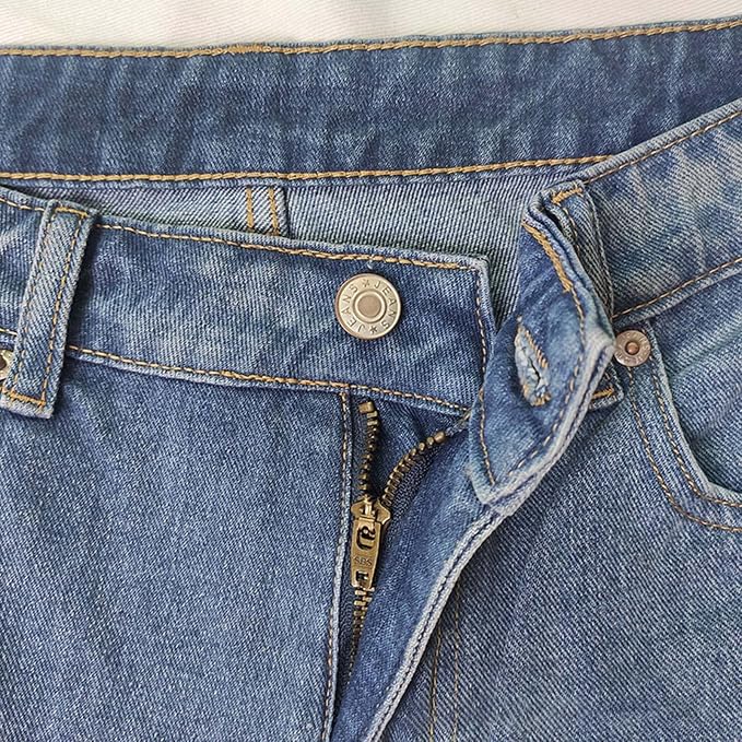 Jean femme cropped à jambes larges – Denim doux à la coupe décontractée